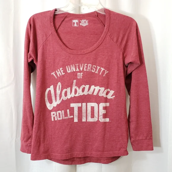 University T | Tops | Xsmall University Of Alabama Roll Tide Red Longsleeve  Shirt | Poshmark